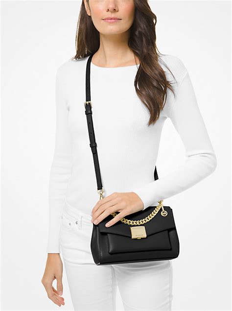 michael kors lita medium leather crossbody bag|lita crossbody bag canada.